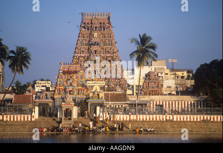 Kapaleeswarar Hindu Tempel Chennai Tamil Nadu Indien Stockfoto