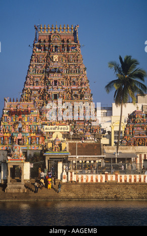 Kapaleeswarar Hindu Tempel Chennai Tamil Nadu Indien Stockfoto