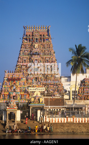 Kapaleeswarar Hindu Tempel Chennai Tamil Nadu Indien Stockfoto