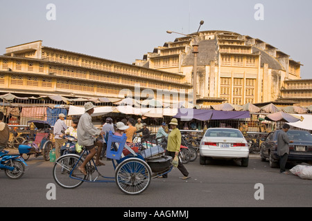 Zentralmarkt Phnom Phen Kambodscha Stockfoto