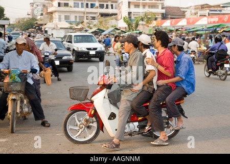 Motorrad Phnom Penh Kambodscha Stockfoto