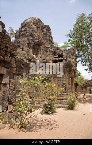 Ta Prohm Tempel Tonle Baty Phnom Penhm Kambodscha Stockfoto