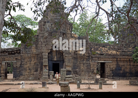 Ta Prohm Tempel Tonle Bati Phnom Penh Kambodscha Stockfoto