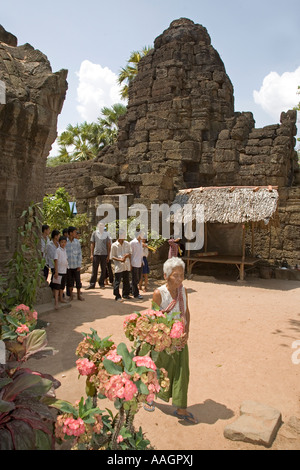 Ta Prohm Tempel Tonle Bati Phnom Penh Kambodscha Stockfoto