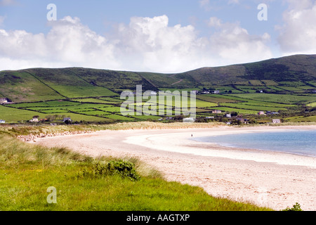 County Kerry Irland Dingle Halbinsel Ventry Beach aus dem Süden Stockfoto