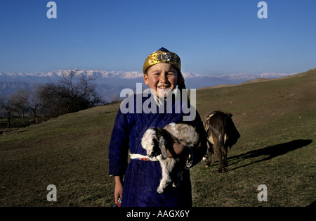 Alltag in Tadschikistan ehemalige Sowjet Union Zustand Stockfoto