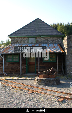 Assay Office Llywernog Llewernog Silber führen Mine Museum historische Attraktion, die in der Nähe von Aberystwyth Ponterwyd Ceredigion wales Stockfoto