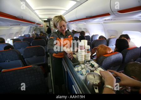 Easy Jet stewardess Stockfoto