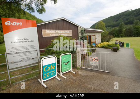 E-On Energie Firma Rheidol Hydro Electric Power Station Besucherzentrum im Rheidol Tal in der Nähe von Aberystwyth Wales Cymru Stockfoto