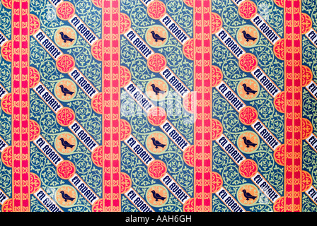 Tapete, entworfen von dem berühmten viktorianischen Architekt Augustus Welby Pugin für seine Heimat, die Grange in Ramsgate, Kent Stockfoto