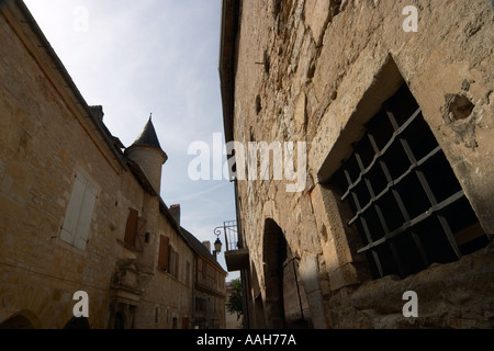 Mittelalterliche Gebäude in Martel, Lot, Midi-Pyrénées, Frankreich Stockfoto