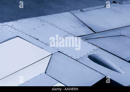 Flugzeug Flügel abstrakte Textur Stockfoto