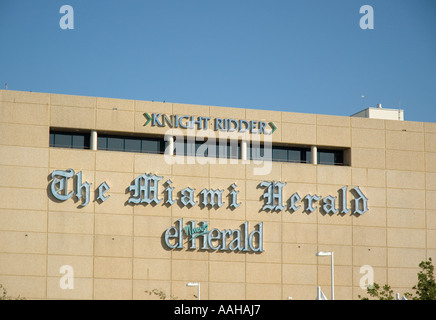 Miami Herald Hauptsitz, Miami, Florida Stockfoto