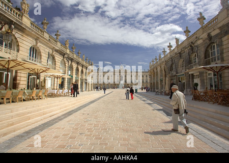 Eingang zum Place Stanislas in Nancy, Frankreich Stockfoto