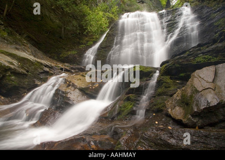 Moss Glen Wasserfälle in der Nähe von Stowe VT USA Stockfoto