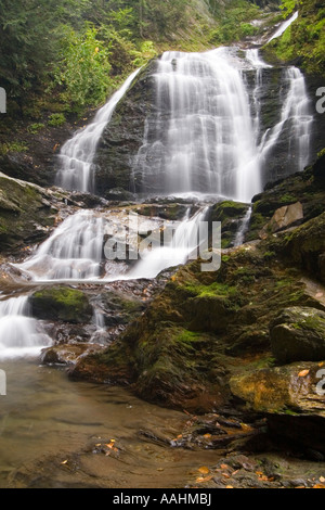 Moss Glen Wasserfälle in der Nähe von Stowe VT USA Stockfoto