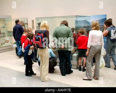 Ägyptische Artefakte im British Museum in London ausgestellt. Stockfoto