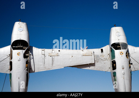 Flugzeug Henge Mutonia Skulpturenpark von Robin Cooke Oodnadatta Track Outback South Australia Australien Stockfoto