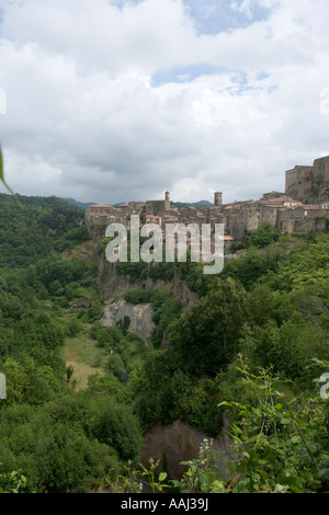 Italien Europa Europäische Union italienischer Abgeordneter westlichen Süden toskanischen Südtoskana Sorano Stockfoto