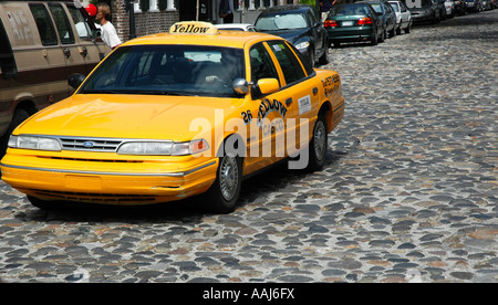 aus dem 18. Jahrhundert mit ballast Steinstraßen Charleston, South Carolina Stockfoto