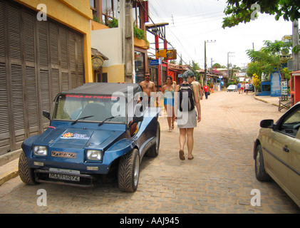 Eine beliebte Buggy Auto in der Stadt von Pipa, südlich von Natal, Brasilien Stockfoto