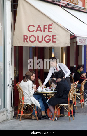 Cafe Rouge London England Großbritannien UK Stockfoto