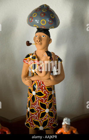 Ton-Modell Frau Stockfoto