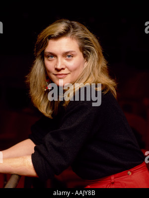 TV-Schauspielerin Amanda Redman in England in Großbritannien im Vereinigten Königreich Stockfoto