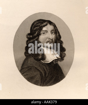 Andrew Marvell, 1621 - 1678. Englisch metaphysischen Dichter. Stockfoto