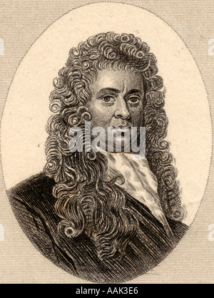 Samuel Pepys. 1633 - 1703. Englisch tagebuchschreibers und Naval administrator. Aus dem Buch "Memoiren des Samuel Pepys bearbeitet von Herrn Braybro Stockfoto