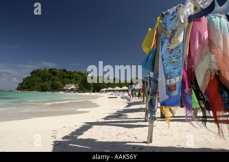 Antigua, Long Bay Stockfoto