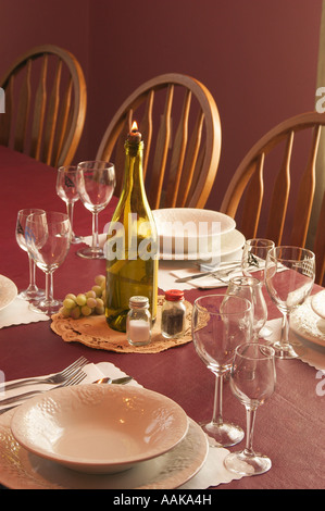 Esszimmer Tisch im The Vintners Inn Restaurant Prosser Yakima Valley Washington Stockfoto