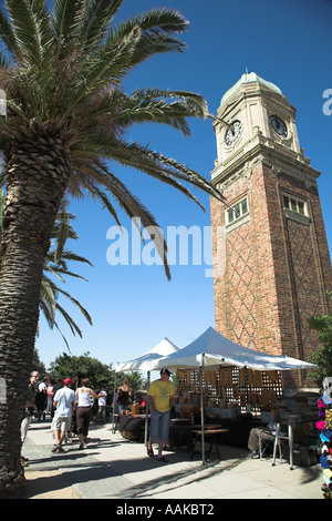 Der Wochenmarkt & Kunsthandwerk in St Kilda, Melbourne, Australien Stockfoto