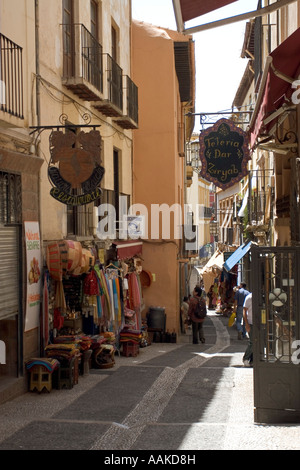 Kleine Geschäfte in Granada Andaucía Spanien Stockfoto