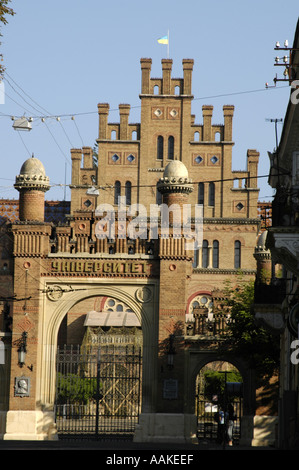 Cernivci, Universität, ehemalige Residenz Stockfoto