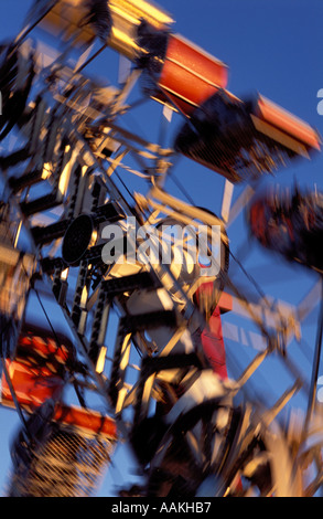 Carnival Reißverschluss Ride 2 Stockfoto