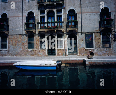 Maler im Fond Alberti Campo San Barnaba Rio di San Barnaba, Venedig, Italien, Europa. Foto: Willy Matheisl Stockfoto