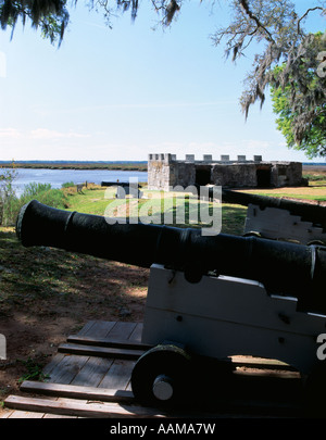 FT. FREDERICA ST. SIMONS ISLAND GEORGIA Stockfoto