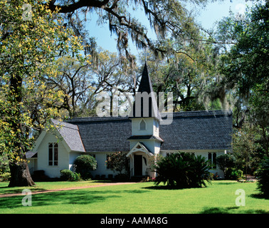 CHRISTUS KIRCHE ST. SIMONS ISLAND GEORGIA Stockfoto