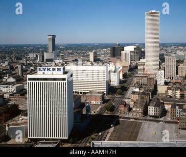 NEW ORLEANS LOUISIANA STADTBILD POYDRAS STREET Stockfoto