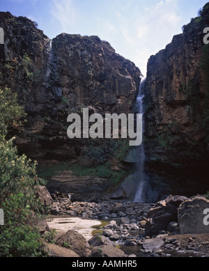 Botsoela Wasserfall in der Nähe von Malealea, Lesotho Stockfoto