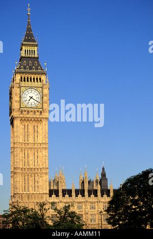 Big Ben und den Houses of Parliament in London, England. Stockfoto