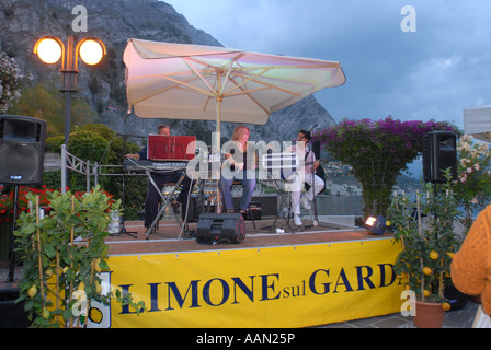 Limone, Gardasee, Italien Stockfoto