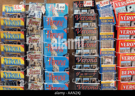 Reiseführer für Verkauf in Verona, Italien Stockfoto