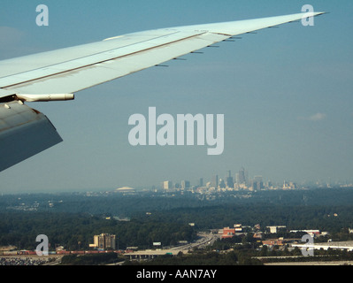 Panoramablick über Atlanta Stadt aus der Luft. Georgia State. USA Stockfoto