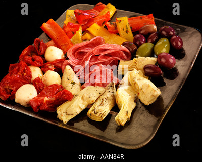 ITALIENISCHE ANTIPASTI Stockfoto