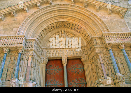 Kirche Saint-Trophime. Arles. Provence.Bouches-du-Rhône. Frankreich Stockfoto