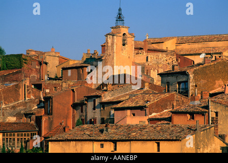 Dorf Roussillon, Luberon, Vaucluse, Provence, Frankreich Stockfoto