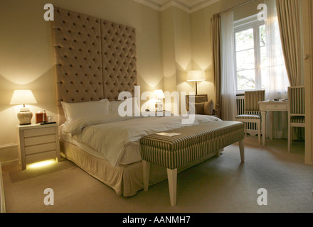 Einzelzimmer im Kempinski Grand Hotel Seebad Heiligendamm in Mecklenburg-West Pomerania, Deutschland Stockfoto