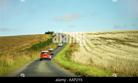 Minis auf Mauren Stockfoto